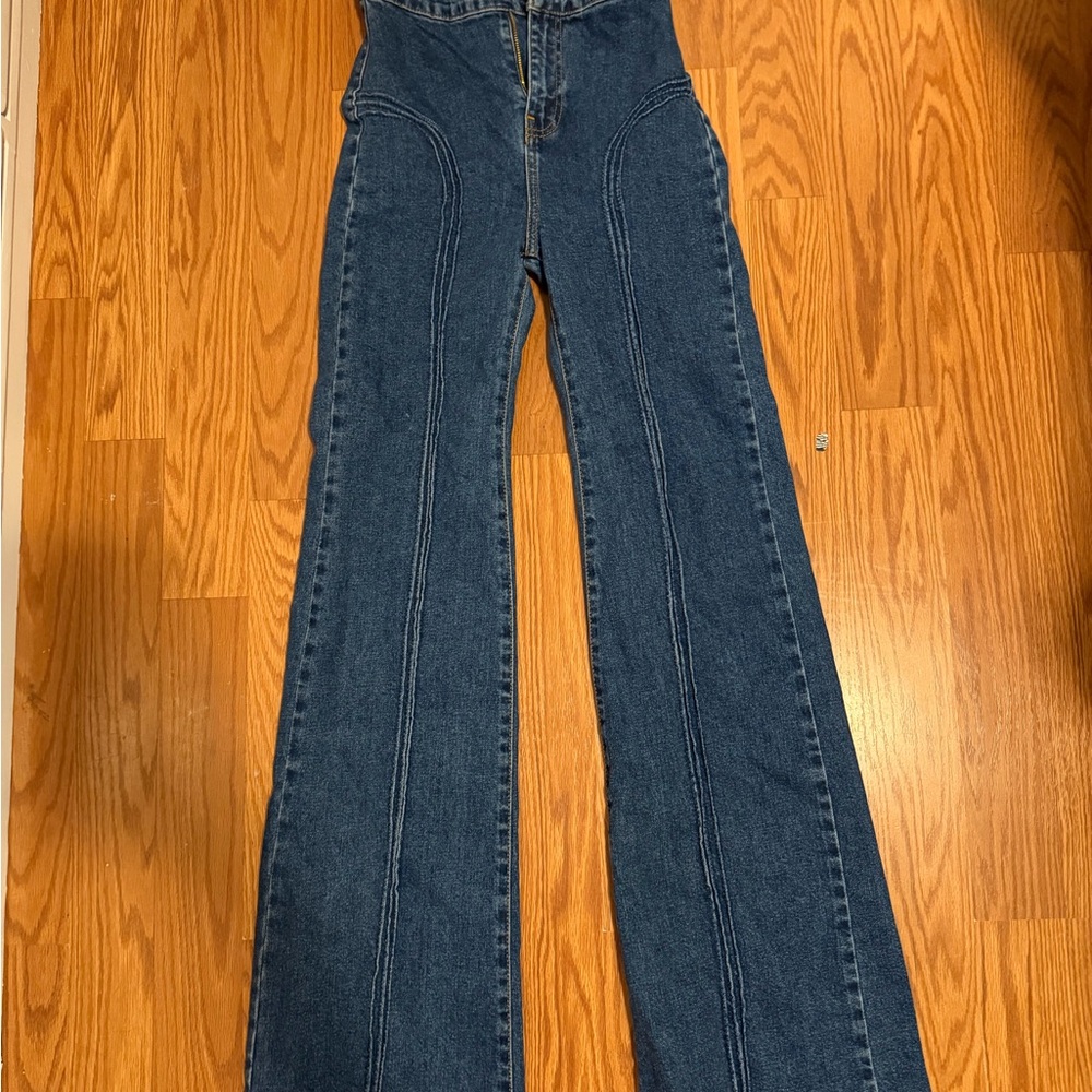 REVICE Dark Blue Flare Jeans